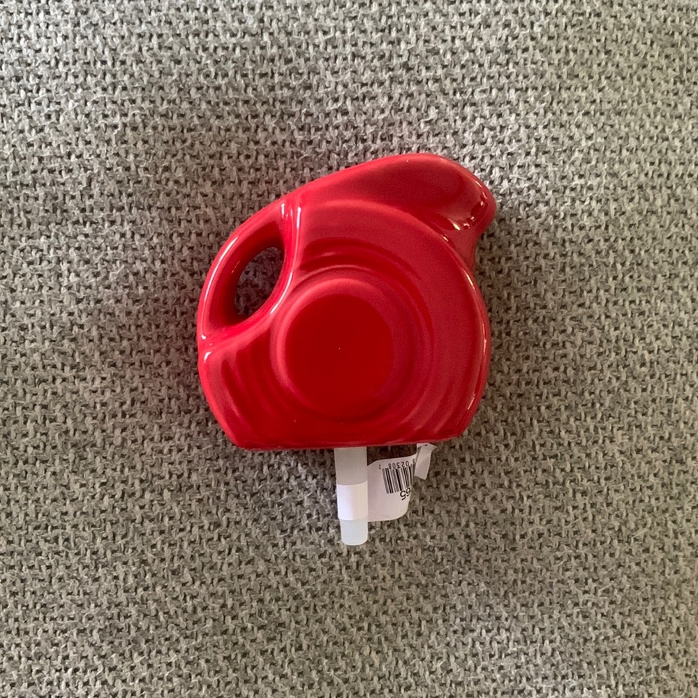 Nora Fleming NWT fiestaware red pitcher mini